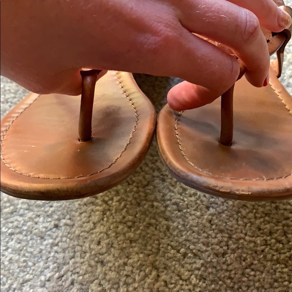 Tory Burch Vintage Vachetta Miller Sandals 6.5 M - Picture 4 of 7